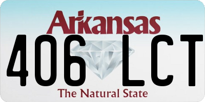 AR license plate 406LCT