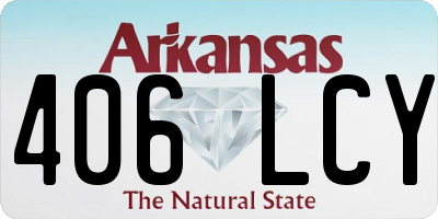 AR license plate 406LCY