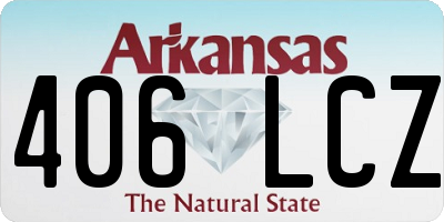 AR license plate 406LCZ