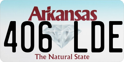 AR license plate 406LDE