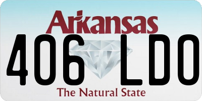 AR license plate 406LDO