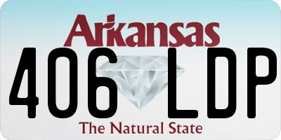 AR license plate 406LDP