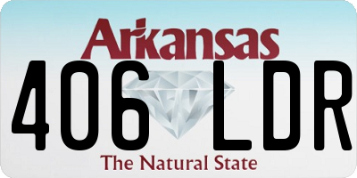 AR license plate 406LDR