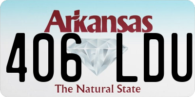 AR license plate 406LDU