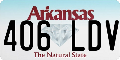 AR license plate 406LDV