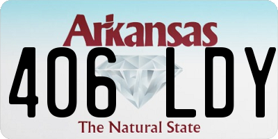 AR license plate 406LDY