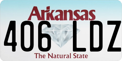 AR license plate 406LDZ