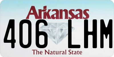 AR license plate 406LHM