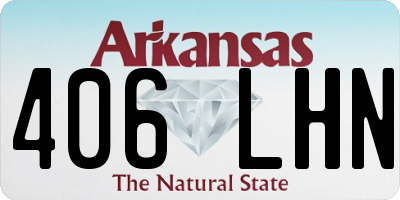 AR license plate 406LHN
