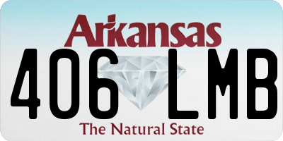 AR license plate 406LMB