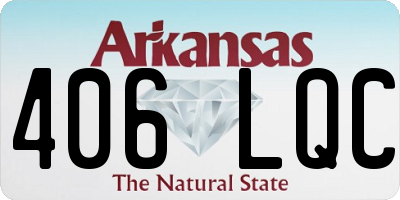 AR license plate 406LQC