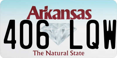 AR license plate 406LQW