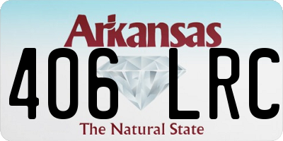 AR license plate 406LRC