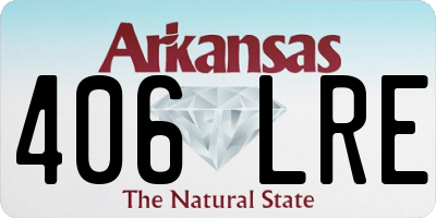 AR license plate 406LRE