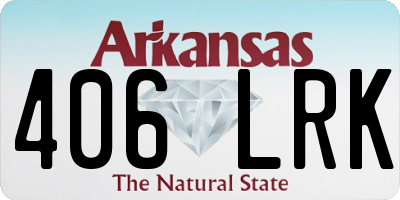 AR license plate 406LRK