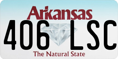 AR license plate 406LSC