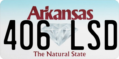 AR license plate 406LSD