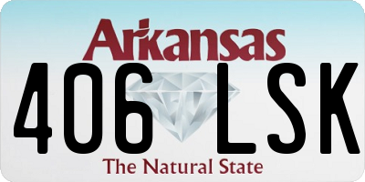 AR license plate 406LSK