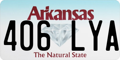 AR license plate 406LYA