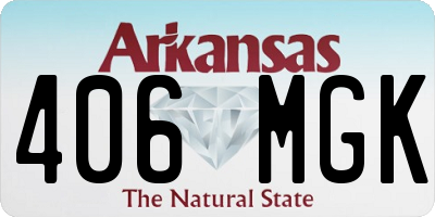 AR license plate 406MGK
