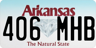 AR license plate 406MHB