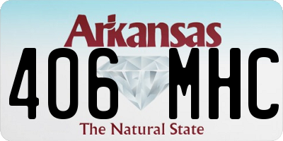 AR license plate 406MHC