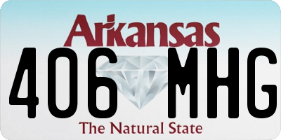 AR license plate 406MHG