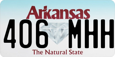 AR license plate 406MHH