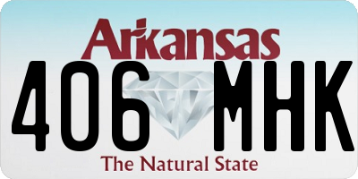 AR license plate 406MHK