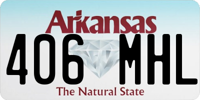 AR license plate 406MHL