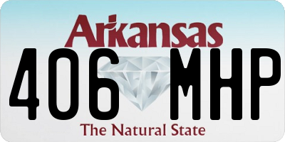 AR license plate 406MHP