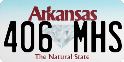 AR license plate 406MHS