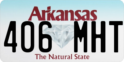 AR license plate 406MHT