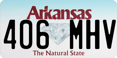 AR license plate 406MHV