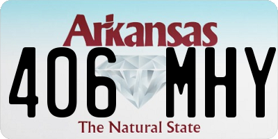 AR license plate 406MHY
