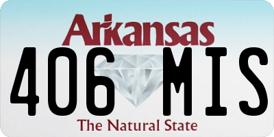 AR license plate 406MIS