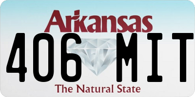 AR license plate 406MIT