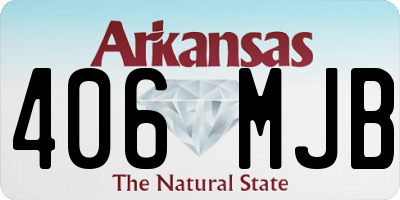 AR license plate 406MJB