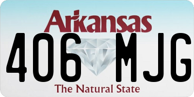 AR license plate 406MJG