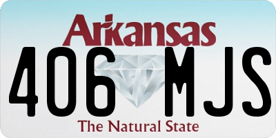 AR license plate 406MJS