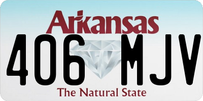 AR license plate 406MJV