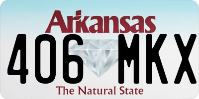 AR license plate 406MKX