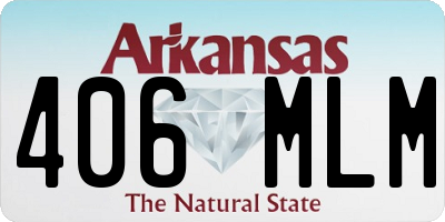 AR license plate 406MLM