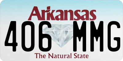 AR license plate 406MMG