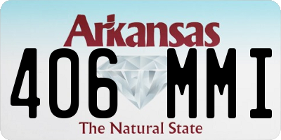 AR license plate 406MMI