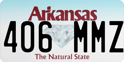 AR license plate 406MMZ