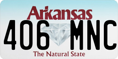 AR license plate 406MNC