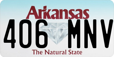 AR license plate 406MNV