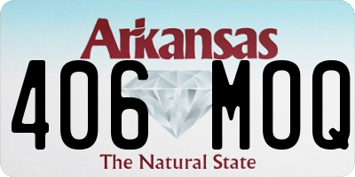AR license plate 406MOQ