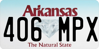 AR license plate 406MPX